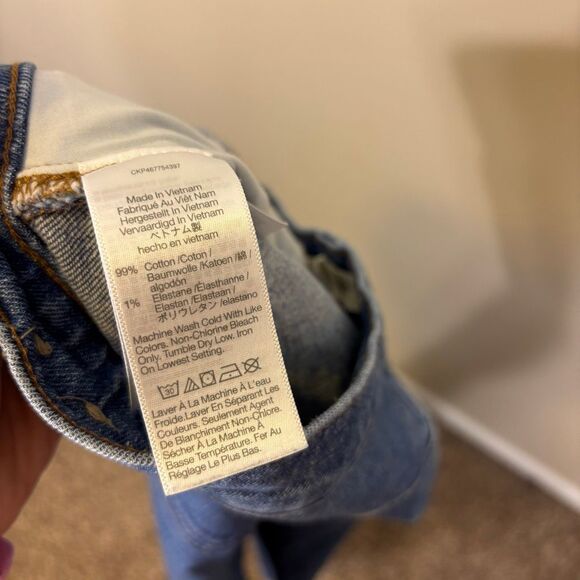 Madewell The Perfect Vintage High Rise Wide Leg Jeans 32 Tall Inseam - Picture 8 of 8